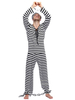 Costume dDéguisements Halloween Costumes de Prison Costume de Prisonnier Carnaval