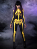 Costume dHalloween Combinaison Squelette Glod Zentai Tenue dHalloween