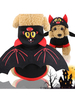 Costume dHalloween pour chien de compagnie Bat Black Clothes Polyester Pet Supply