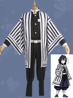 Costume dIguro Obanai Cosplay Slayer: Ensemble de Kimetsu No Yaiba Déguisements Halloween