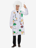 Costume dévénement de fête de campus de scientifique fou de laboratoire amusant de Frankenstein dHalloween