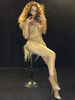 Costume Danse Jazz Déguisements Halloween Gold Glands Combinaisons Femmes