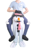 Costume de Kangourou pour adultes de Toussaint Performance Bonhomme de neige Pantalons couvre-chaussures unisexe en mélangé de coton Déguisements Halloween