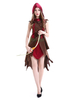 Costume De Chasseresse À Capuche Déguisement Halloween Cosplay
