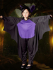 Costume De Chauve-souris Déguisements Halloween Enfants Combinaisons Pourpre Et Coiffure