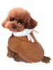 Costume de chien de Noël manteau chat brun vêtements pour animaux de compagnie Déguisements Halloween