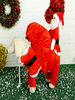 Costume de chien de Noël père Noël transporter boîte de cadeau combinaison rouge vêtements pour animaux de compagnie Déguisements Halloween