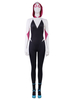 Costume de cosplay Femme Blanc Rose Pink Lycra Spandex Film Leopard Cosplay Halloween Costume