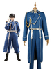 Costume de cosplay militaire Fullmetal Alchemist Roy Mustang
