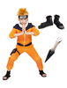 Costume de Cosplay Naruto à la mode Uzumaki Naruto Costume de Cosplay et ensemble de chaussures