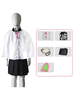 Costume de Cosplay pour enfants tueur de démons Kimetsu No Yaiba Tsuyuri Kanao ensemble de 4 pièces Costume de Cosplay ensemble complet