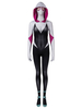 Costume de Cosplay pour femmes blanc rose Lycra Spandex justaucorps Film Cosplay Costume dhalloween