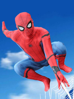 Costume de Cosplay pour hommes Lycra rouge Spandex Film américain bande dessinée Cosplay combinaison Costume dhalloween