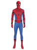 Costume de Cosplay pour hommes rouge bleu Lycra Spandex combinaison de capuche 2 pièces ensemble film américain de bande dessinée Cosplay combinaison Costume dhalloween