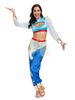 Costume de danse du ventre Jasmine Aladdin Halloween 2 pièces