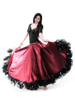 Costume de Danse Flamenco Paso Doble 2022 Jupe De Bal À Volants Dance robe Déguisements Halloween