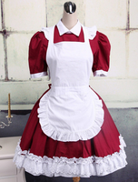 Costume de lolita en coton à manches courtes Déguisements Halloween