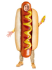 Costume de nourriture Combinaisons Hotdog Adultes Costumes dDéguisements Halloween unisexe
