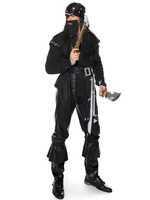 Costume De Pirate Déguisements Halloween Rivet Noir Hommes Costumes De Carnaval