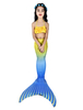 Costume de sirène pour enfants Déguisements Halloween Maillots de bain 2 pièces