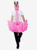 Costume de spectacle sur scène de flamant rose dhalloween Costume de fête drôle de carnaval