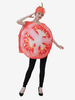 Costume de tranche de fruit dhalloween costume de spectacle de scène de tomate de légume adulte combinaison de tomate cos