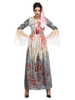 Costume De Vampire Cosplay Effrayant Femme Robe En Dentelle Déguisement Halloween