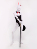 Costume de zentai Bunny populaire enveloppé unisexe en lycra spandex multicolore imprimé de dessins animés Déguisements Halloween