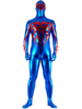 Costume de zentai color-block métallisé de super héros Déguisements Halloween