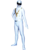 Costume de zentai combinaison enveloppé Superhéro en lycra brillant métallique Déguisements Halloween