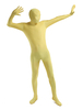 Costume de zentai combinaison enveloppé unisexe en lycra spandex jaune Déguisements Halloween