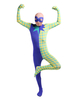 Costume de zentai combinaison enveloppé unisexe en lycra spandex multicolore impression Cirque Déguisements Halloween