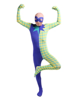 Costume de zentai combinaison enveloppé unisexe en lycra spandex multicolore impression Cirque Déguisements Halloween