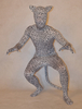 Costume de zentai combinaison unisexe enveloppé en lycra spandex multicolore détail motif léopard Halloween