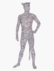 Costume de zentai couleur taupe à motif léopard en lycra Déguisements Halloween