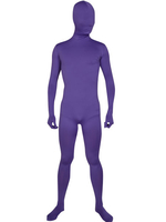 Costume de Zentai Monochrome Noble Pourpre en Lycra Déguisements Halloween