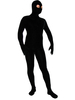 Costume de Zentai noir en velvet de fibre élastique Déguisements Halloween