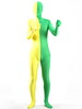 Costume de zentai populaire combinaison enveloppé unisexe en lycra spandex multicolore patchwork