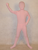 Costume de zentai populaire enveloppé unisexe en lycra spandex rose pour enfants Déguisements Halloween