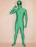 Costume de zentai vert d