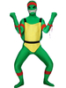 Costume de zentai vert en lycra spandex enveloppé Déguisements Halloween