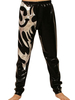 Costume de zentai Wrestling Pantalons unisexe  métallisé brillant noir Déguisements Halloween