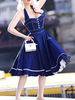 Costume des années 1950 Pin Up Girl Vintage Dress Robe Rockabilly à pois