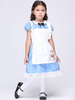 Costume enfant alice au pays des merveilles en polyester bleu Déguisements Halloween