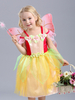 Costume enfant spectre en organza jaune Déguisements Halloween