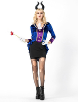 Costume Femme Robes Bleus Déguisements Halloween