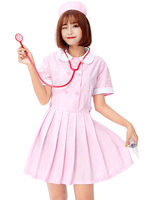 Costume infirmière rose d
