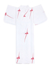 Costume Japonais De Kimono Blanc En Mélangé De Coton Robe De Toussaint De Fêtes Déguisements Halloween