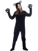 Costume Kigurumi Pyjamas Chats Chaussures Femme Couverture Gants Déguisements Halloween Carnaval
