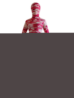 Costume Lycra spandex Zentai Costume Camo complet du corps féminin Déguisements Halloween
